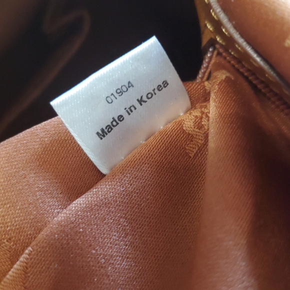 MCM Visetos Satchel in Cognac w/MCM Charm - Picture 14 of 17